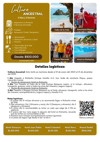Paquete Cultura Ancestral